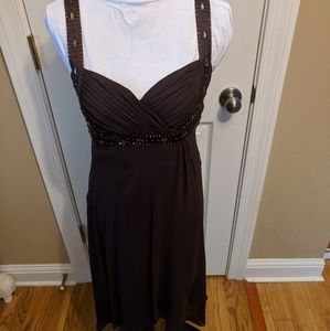 NWOT-JONES NEW YORK FORMAL BROWN DRESS